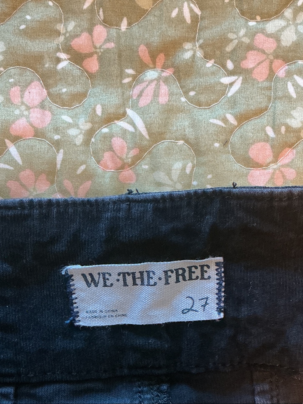 Free People JaydeCord Flare Black Pants 27 - Picture 2 of 11